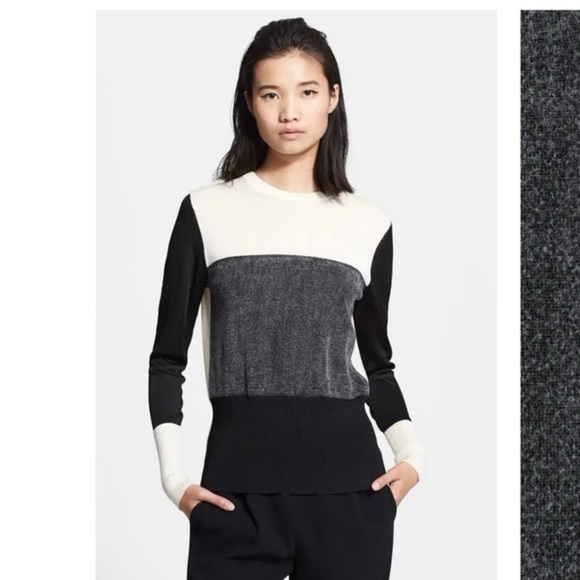 rag & bone Sweaters - Rag & Bone Wool Blend Colorblock Sweater